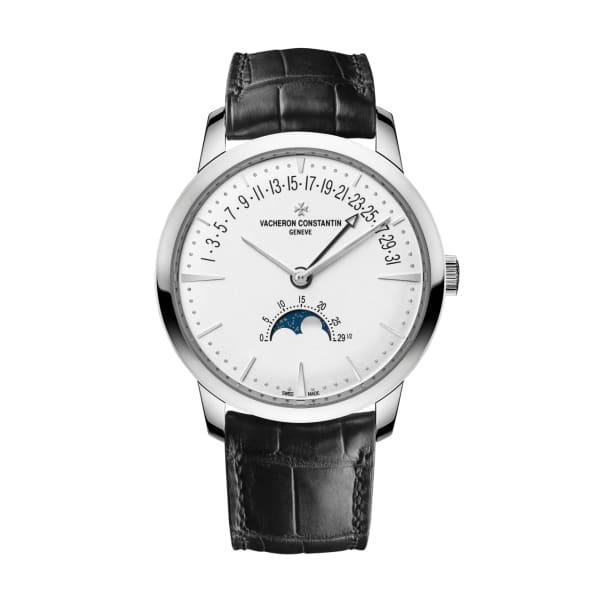 Vacheron Constantin Patrimony Watch Moon Phase Retrograde Date Ref. # 4010U/000G-B330