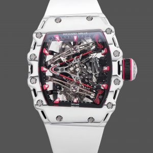 Richard Mille RM 38 02 Bubba Watson Tourbillon White Case Rubber & Fabric Strap