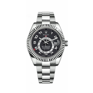 Rolex Sky-Dweller 42mm Black Dial Oyster Bracelet Men's Watch 326939