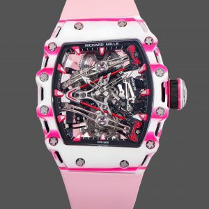 Richard Mille RM 38 02 Bubba Watson Tourbillon Pink Rubber Strap