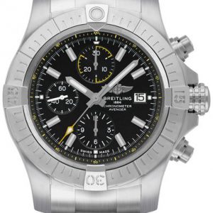 Avenger Black Dial Chronograph 45mm