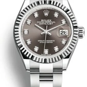 Rolex Lady-Datejust 28 Dark Grey Diamond Dial Women's Watch M279174-0016