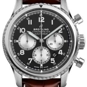 Navitimer 8 B01 Chronograph Brown Strap 43mm