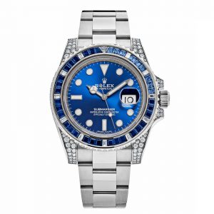 Submariner Date 116659SABR 18K White Gold Diamonds Sapphires UNWORN Replica
