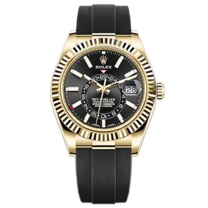 Rolex Sky-Dweller 18k Yellow Gold Men's Luxury Watch 326238-0009